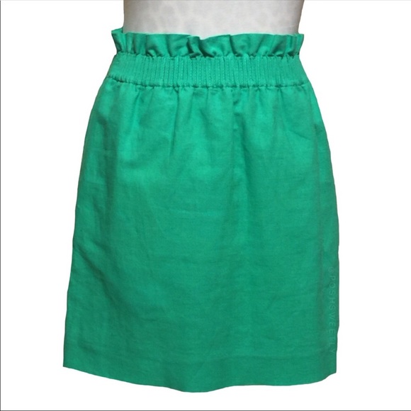 J. Crew Dresses & Skirts - J.Crew Sidewalk Skirt in Linen/Cotton Blend